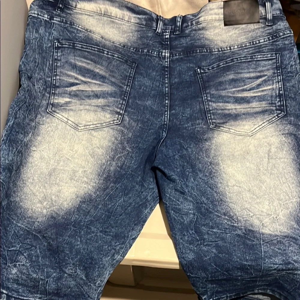 Men's Blue Denim Shorts